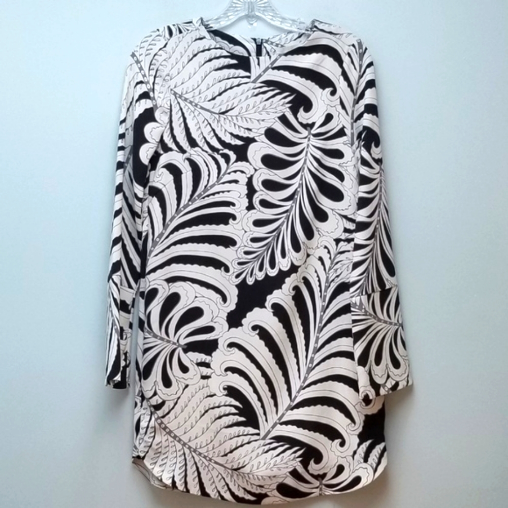 H&M | BLACK, WHITE & GRAY MODERN DRESS, SZ 2